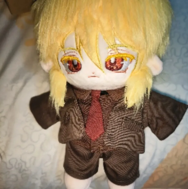 

William James Moriarty Professor Handsome Boy Plush Doll Body Dress Up Stuffed Plushies Anime Toys Figures Gift 20cm