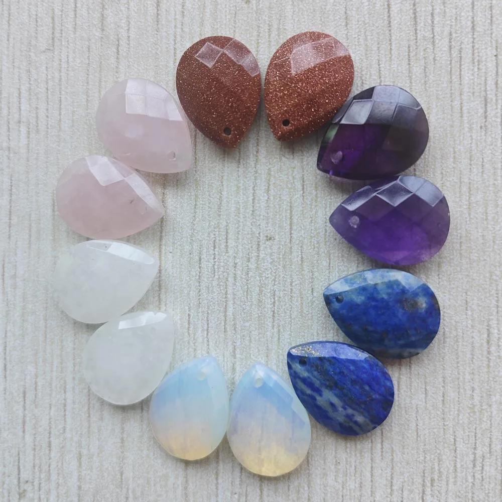 

Красивые подвески в виде лапши из натурального камня с каплями воды для изготовления ювелирных аксессуаров, быстрая доставка, оптовая продажа, 12 шт.