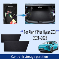 Car Accessories For Aion Y Plus Hycan Z03 2021~2025 2022 2023 Trunk Storage Partition Multifunction Storage Auto Interior Parts