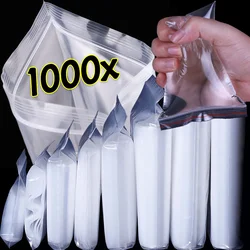 Bolsas de plástico con cierre de cremallera pequeñas, bolsa transparente resellable, bolsa de almacenamiento al vacío, bolsas transparentes, bolsas con cremallera para almacenamiento de alimentos, venta al por mayor