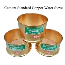 125x80mm Cement fineness standard screen Cement standard screen Stainless iron frame water screen Copper screen 0.045 0.08mm