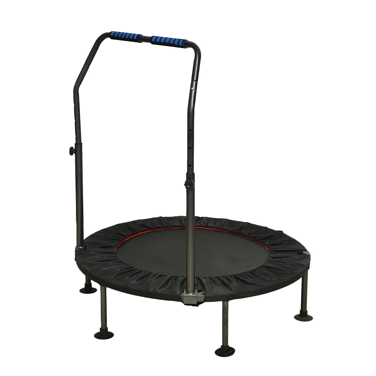 New Design Trampoline For Children With Safety Handrails Portable Foldable Indoor Sports Trampoline