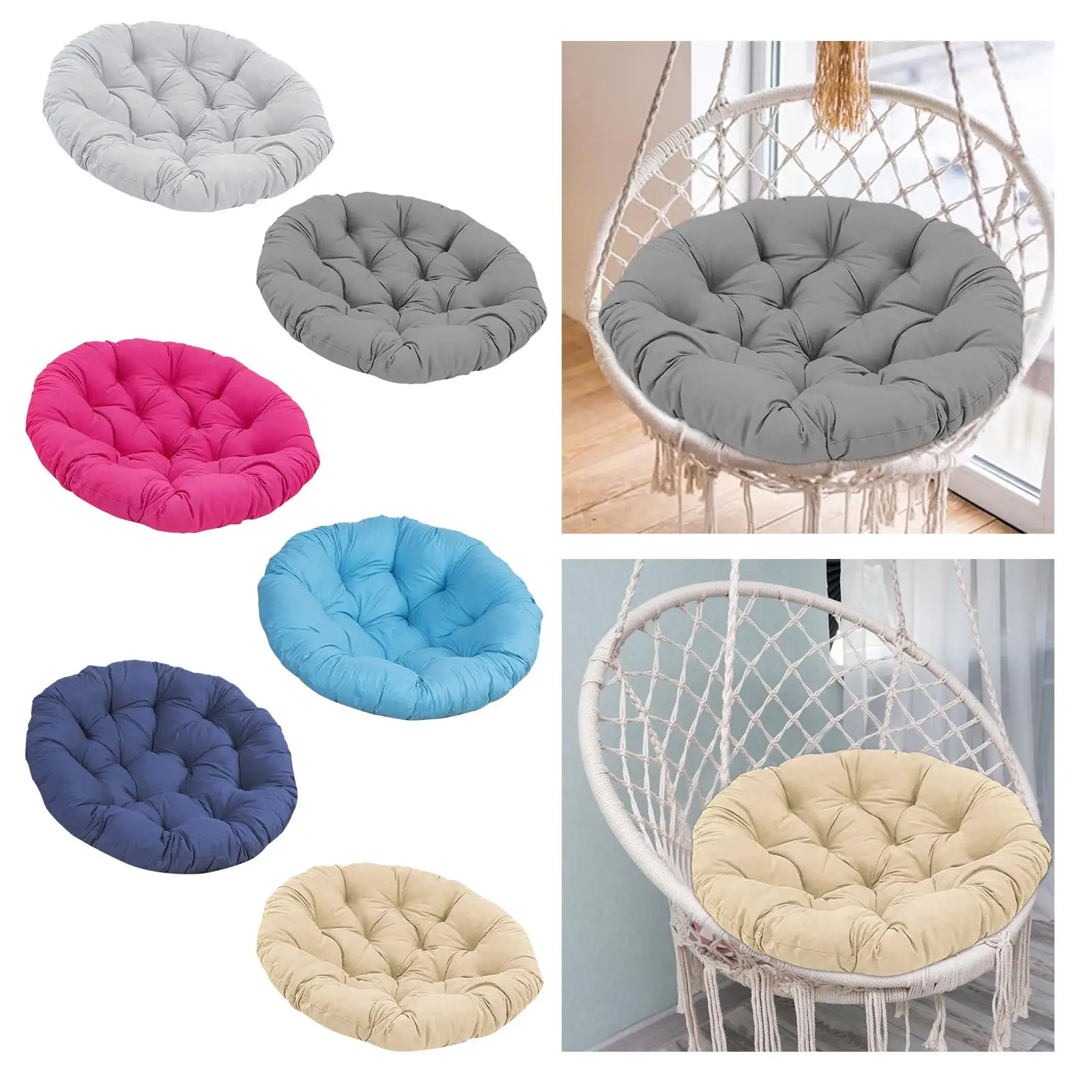 Papasan Chair Cushion 20inch Egg Chair Cushion Hanging Basket Chair Cushion