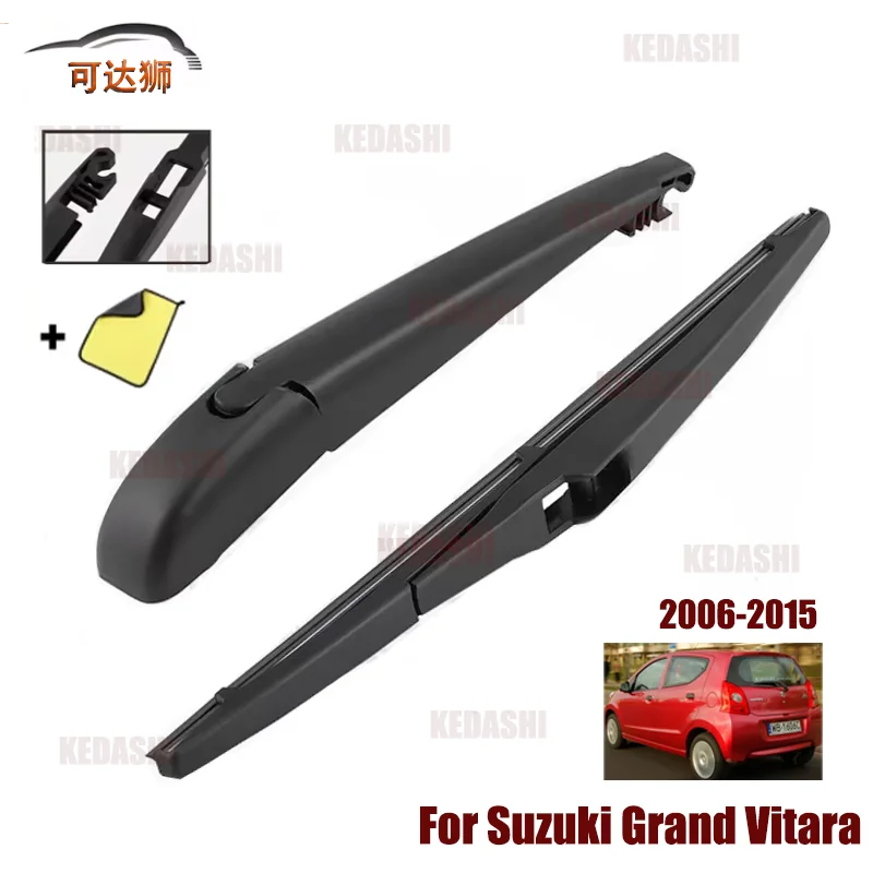 Rear Windshield Wiper Arm & Blade For Suzuki Grand Vitara 2006-2015 OEM 988112B000 Clean Back Windshield Windscreen