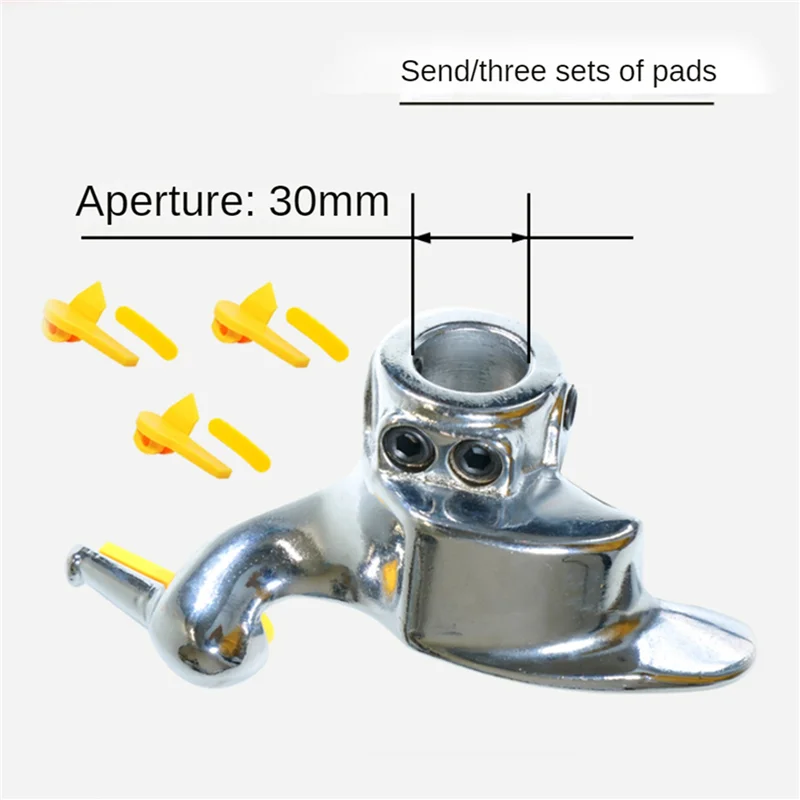 

2X Tire Changer, Automobile Tire Changer Mount Demount Duck Head Tool With 6 Pair Rim Protector For Replacement, 30Mm