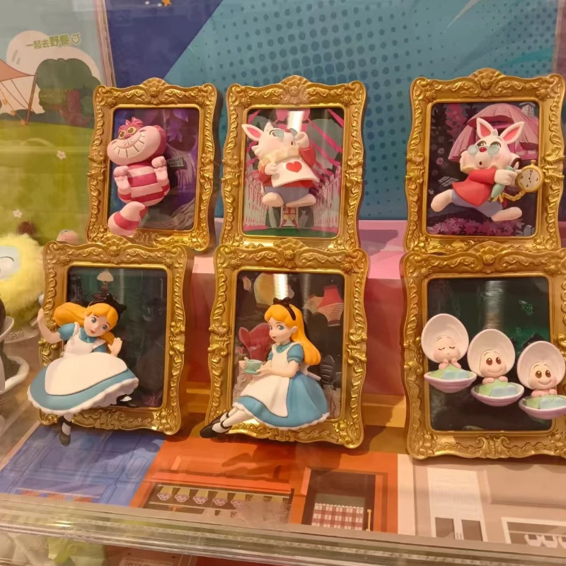 2025 Anime Officially Licensed MINISO Alice Art Museum Series Blind Box Princess Ornament Figurines Surprise Box Dolls Toy Gift