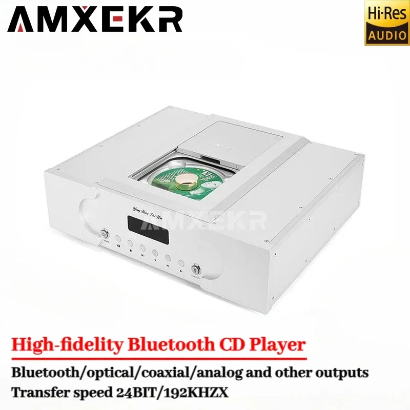 

AMXEKR Eternal Sound CD Player HiFi Music Fever Grade Disc Player Home Lossless High Fidelity Fully Balanced Bluetooth CD Player