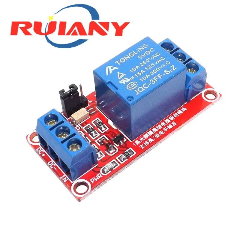 one 1 channel relay module 5V 12V 24V high and low level trigger relay control with optocoupler