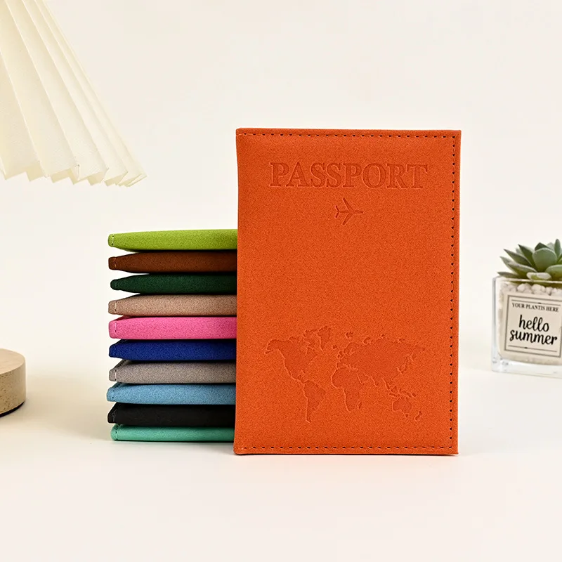 

Women Men PU Passport Holder Case Fashion Cards Document Passport Cover Wedding Gift Lover Couple Travel Accessories