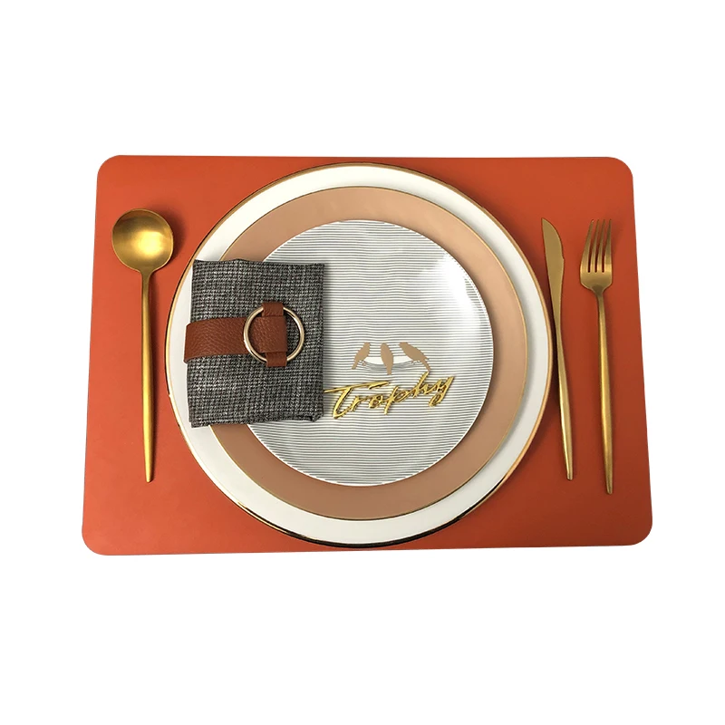 مجموعة أدوات المائدة على الطراز الأوروبي طاولة المطاعم الفاخرة مجموعة أدوات المائدة الكاملة خدمة Pratos De Jantar أطقم أطباق أواني الطعام #5