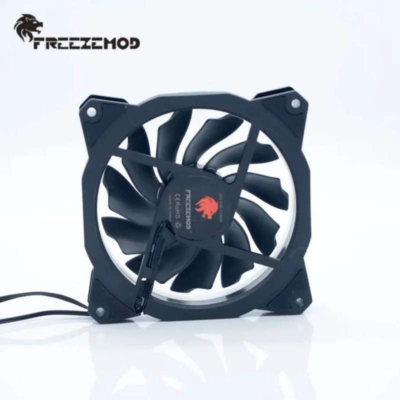 FREEZEMOD Eclipse RGB fansupports AURA synchronous 12CM hydraulic bearing ROHS certification. FAN-L19