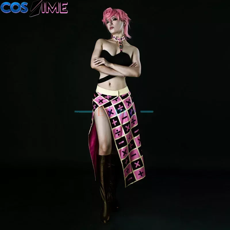 

Костюм для косплея Триш Уна из аниме «JoJo's Bizarre Adventure», женское сексуальное платье, униформа для Хэллоуина и карнавала, на заказ