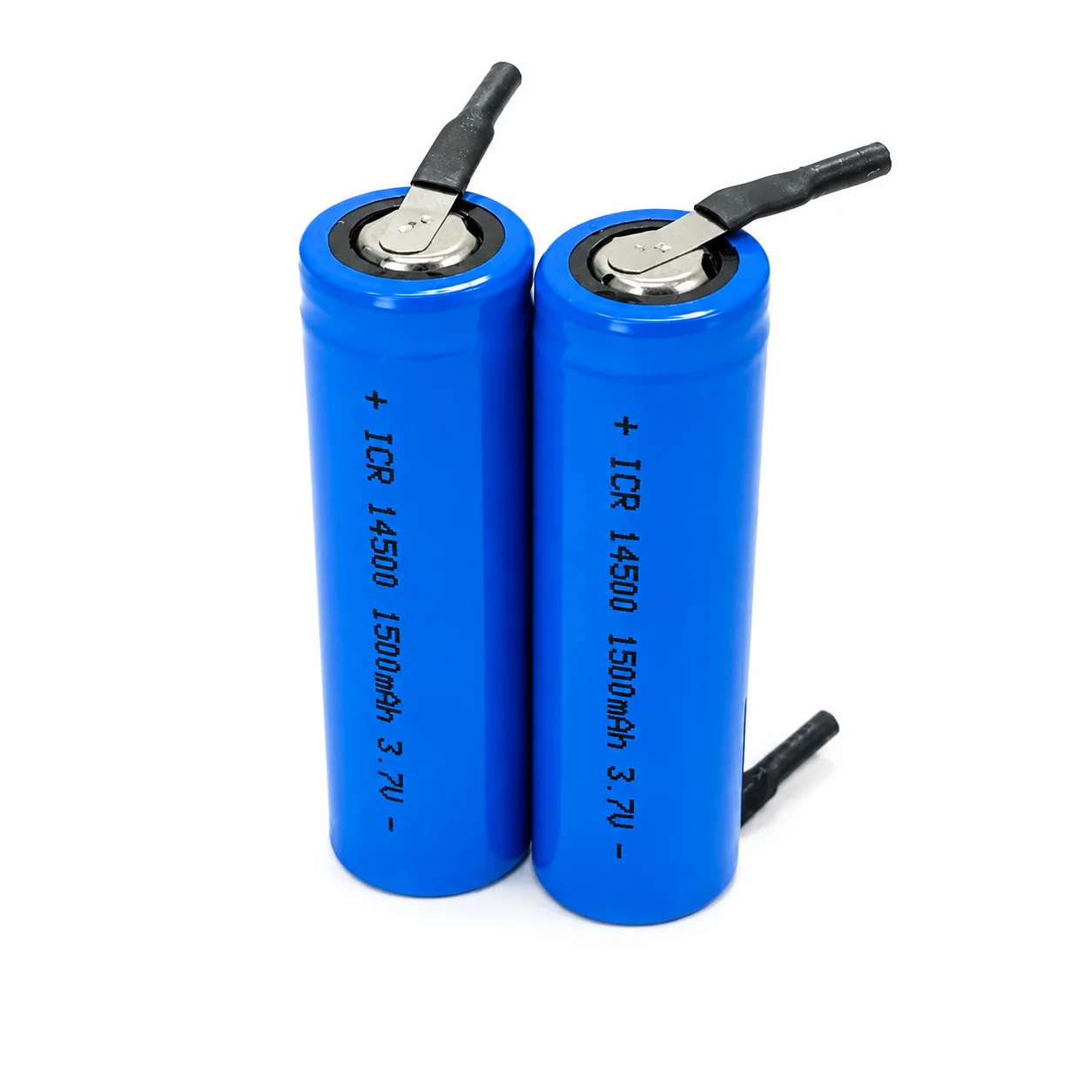 ICR14500 3.7V 1500mAh Akumulator Li-ion z przyspawanymi niklowymi złączkami do latarki AA, golarki elektrycznej, pilota zdalnego sterowania, zabawek RC DIY — zdjęcie produktu 7