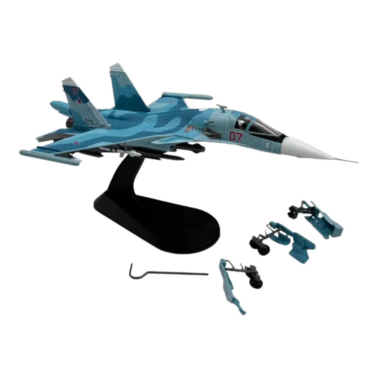 1/100 Fighter Model Ornament Collection Gift with Display Stand Fighter Jet Ornament for Living Room Bedroom Bar Cafe Shelf