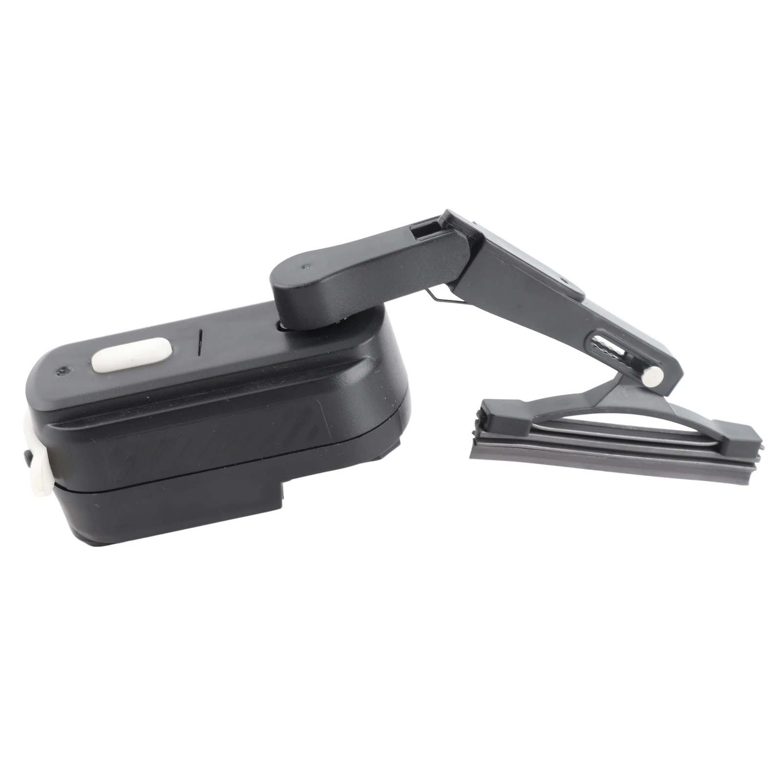 Limpador de para capacete de motocicleta ABS de alta resistência recarregável 2 velocidades ajustável limpador de para-brisa universal