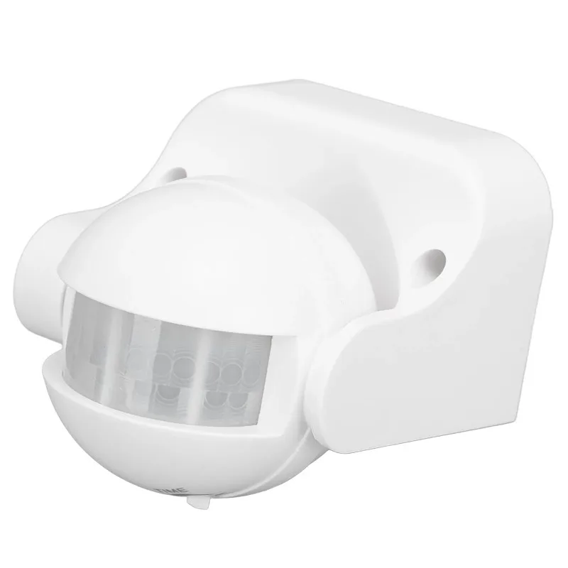 Outdoor dustproof human body infrared sensing switch, sensor time and light control adjustable, intelligent motion sensor