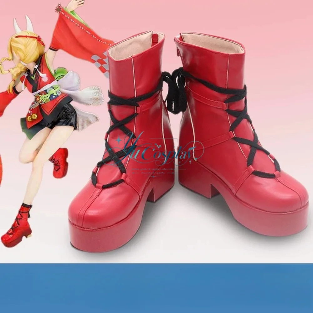 Gakuen Idolmaster Kotone Fujita Cosplay Shoes Custom Made for Valentine Idol Festival Live Show and Photography