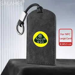 Car NFC Card Key Case Full Cover Protection Keyless Shell Interior Accessories Holder For Lotus Eletre 2023 Custom Logo Keychain