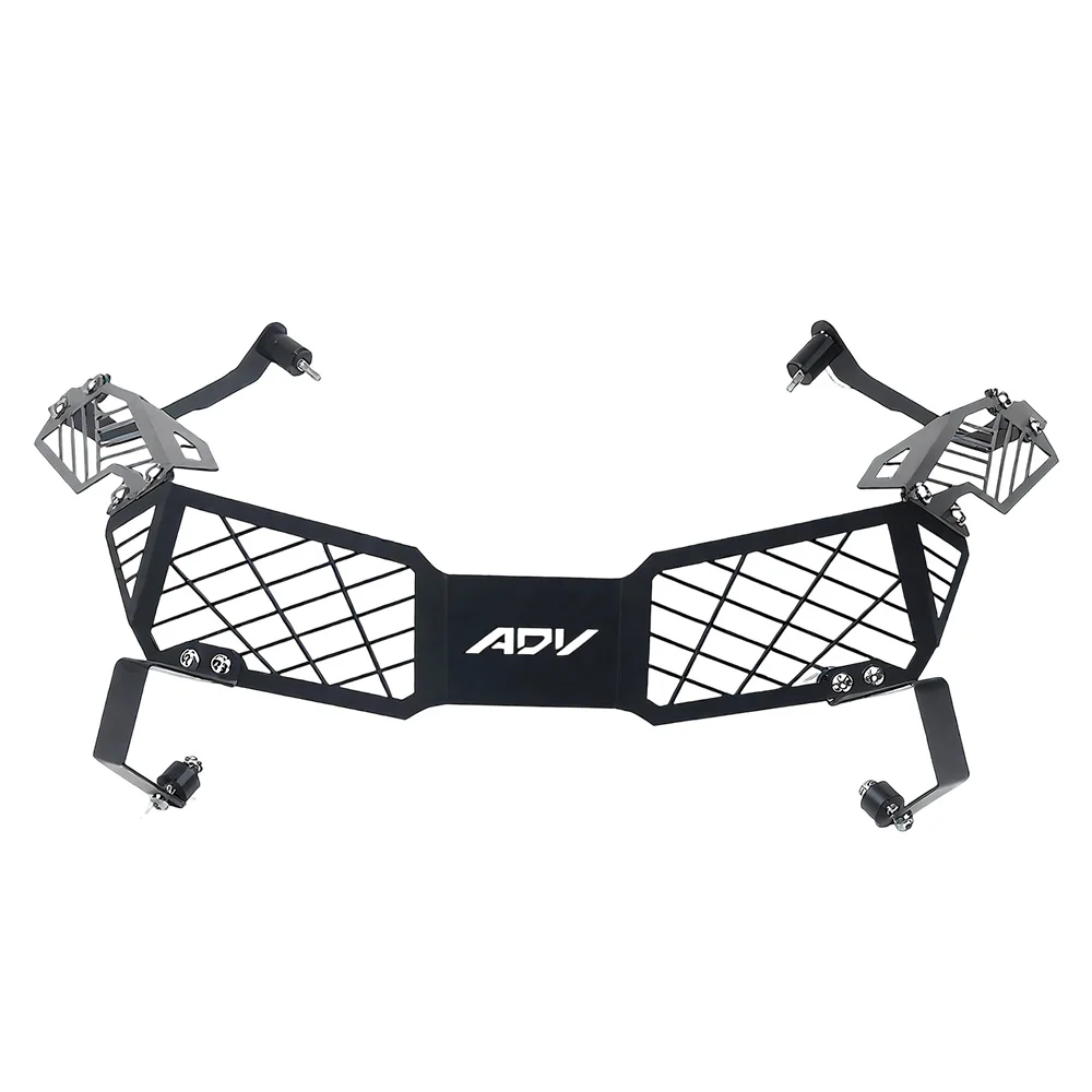 MTKRACING สำหรับ HONDA ADV 150 2019-2021 /ADV 160 2022-2025 อุปกรณ์เสริมรถจักรยานยนต์ไฟหน้า GUARD ไฟหน้ากระจังหน้าป้องกันฝาครอบ