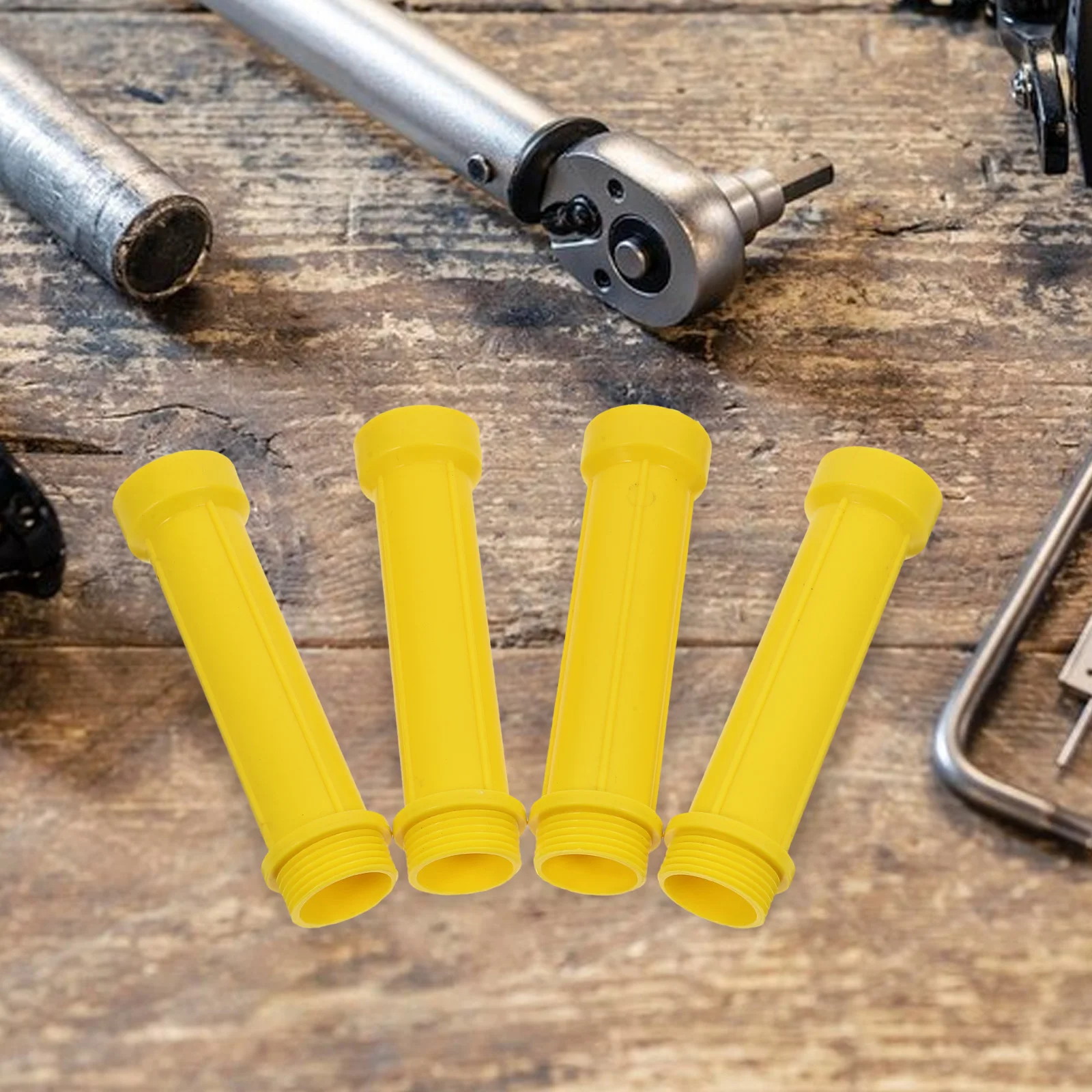 

4pcs Adapter Caulk Supply Caulking Nozzle Extenders Extended Design Reusable Sturdy Structure For Glass Glue Structural