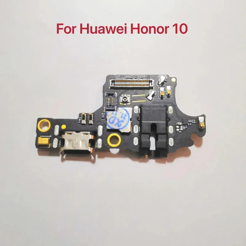 Charge Board For Huawei Honor 10 Charging Port USB Plug PCB Dock Connector Flex Cable With Microphone Replacement Parts