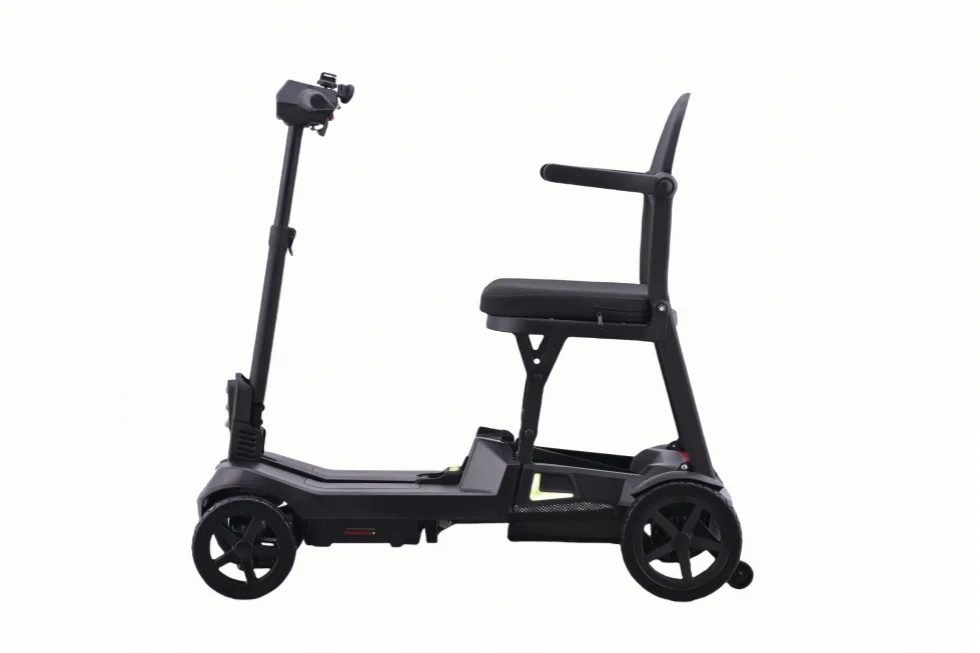 Vierrädriger Elektroroller, Mobilitätsroller für ältere Menschen mit Sitz, 30 km Langstreckenfahrten, Mobilitätsroller für behinderte Menschen