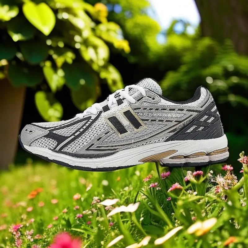 أحذية الركض العصرية للجنسين 1906: أحذية رياضية كاجوال باللون الفضي والأبيض والأصفر