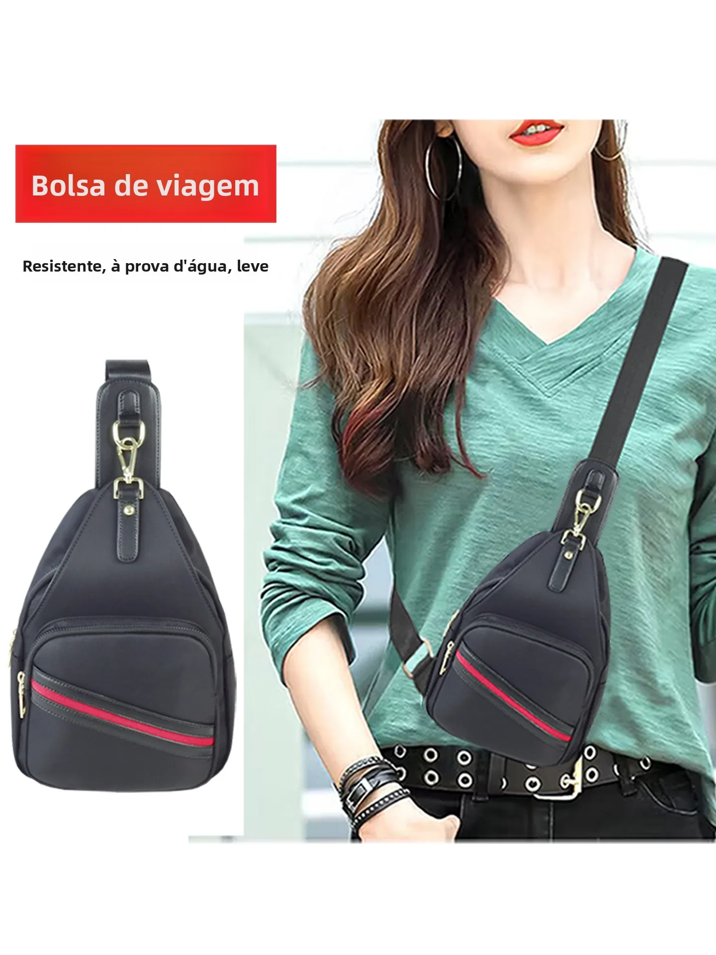 women's-crossbody-bag-canvas-waterproof-travel-chest-bag-fashionable-light-weight-casual-style-zipper-closure-soft