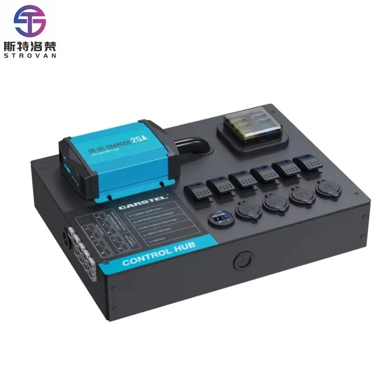 

Блок управления 12В в алюминиевом корпусе, DC-DC зарядное устройство для систем питания 4WD, автодомов и кемпинга