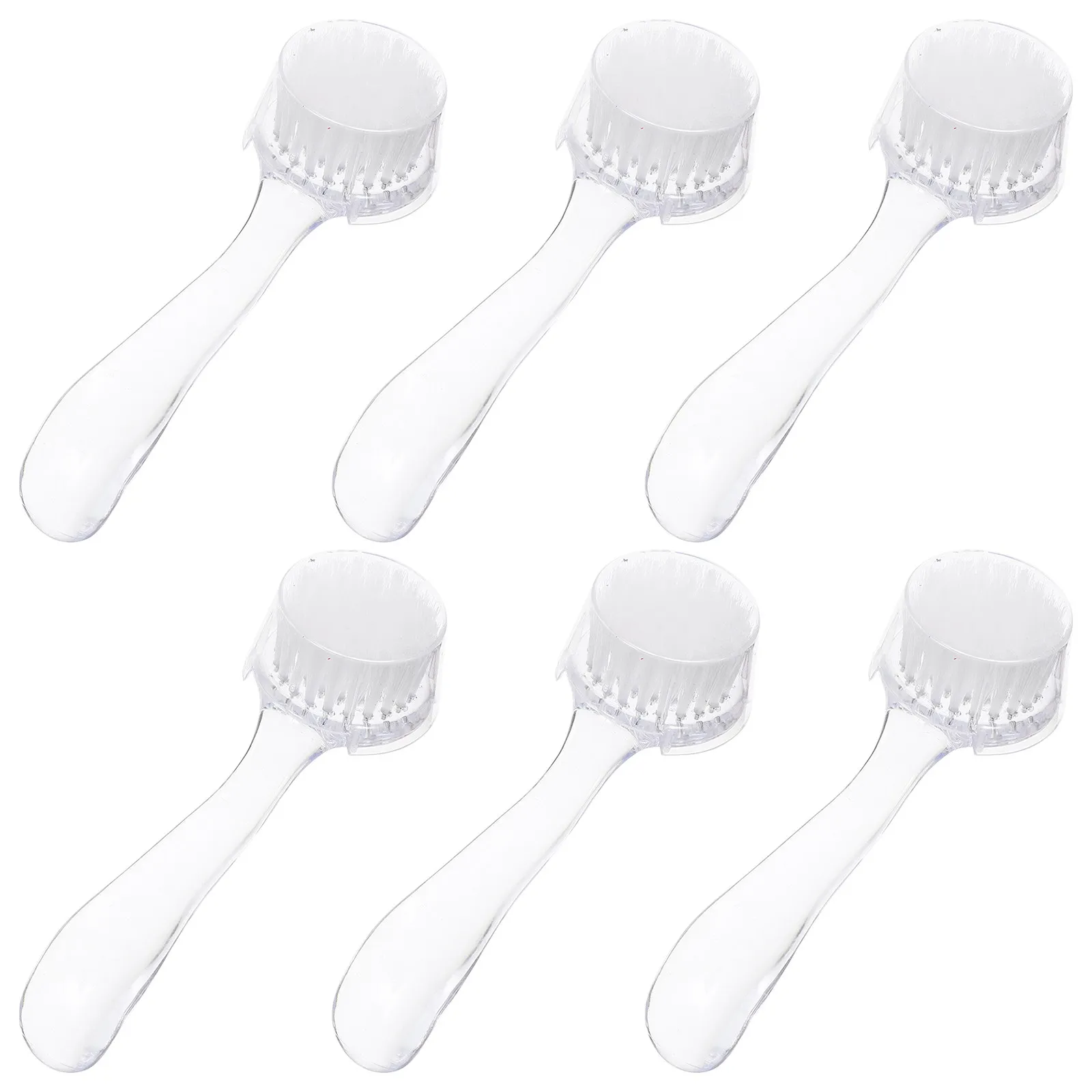 

6Pcs Manicure Brush Tool Nail Dust Cleaning Brush Selected Bristle Material Fine Craftsmanship Reliable Nail Cleaning Tools Set