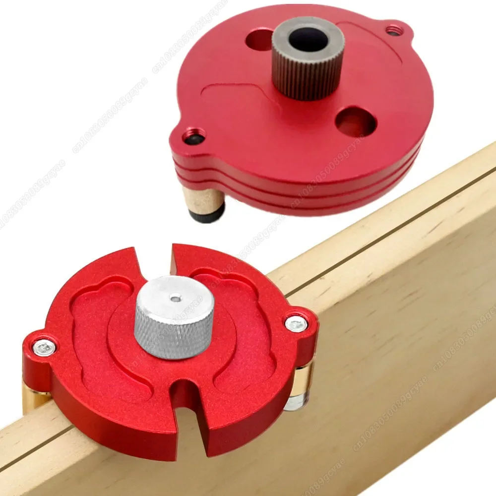 2-10mm Bushing Dowel Jig Kit Self Centering Vertical Drill Guide Locator Woodworking Aluminum Alloy Pocket Hole Puncher