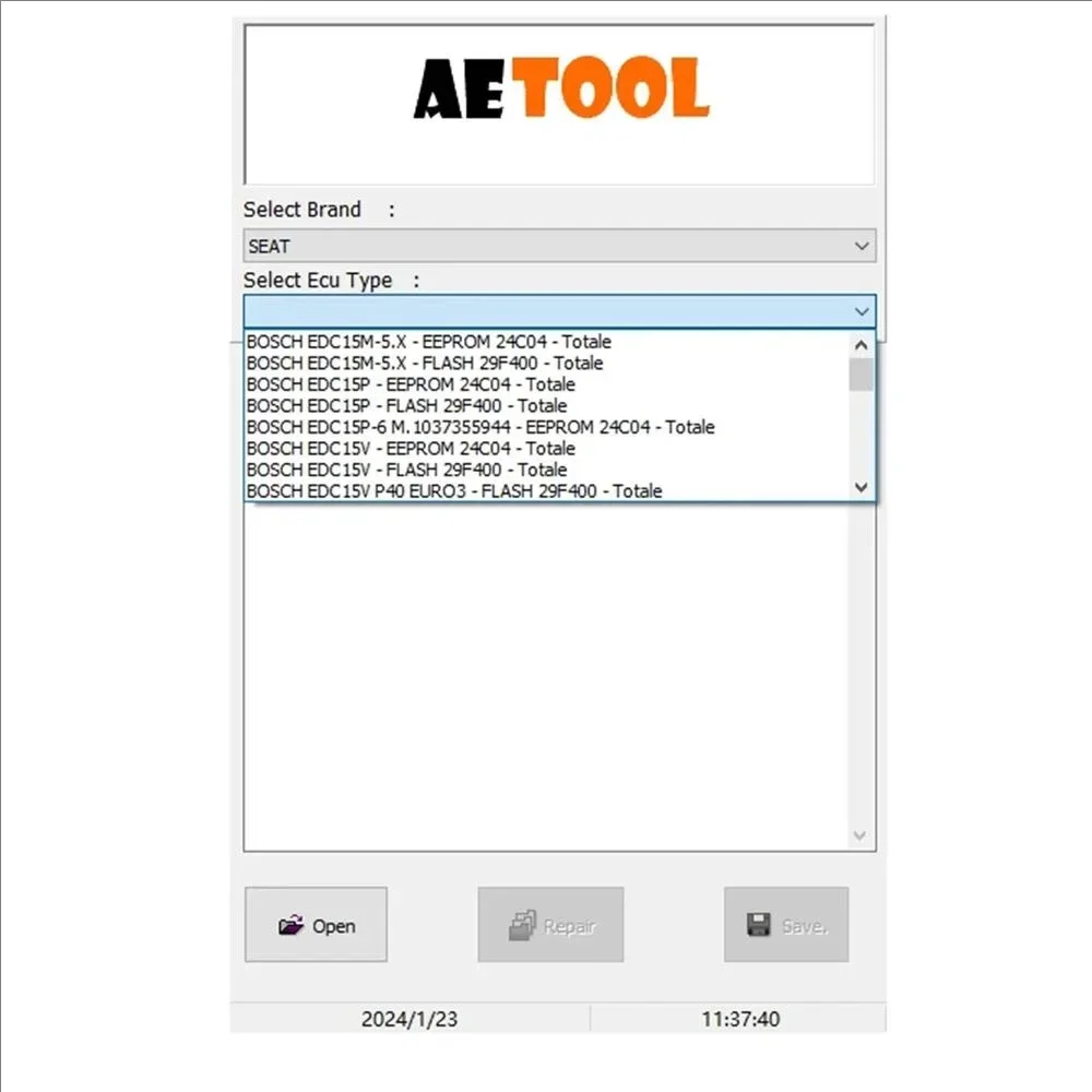 Latest Immo Eeprom Off Software AETOOL IMMO REMOVER V1.3 Virginize ECU Dump Decode ECU Calculate PIN Virgin/IMMO Remover