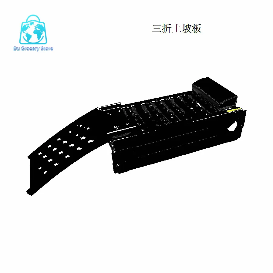 Foldable Steel Loading Ramp 3 Section for Motorcycle ATV UTV Pickup Truck