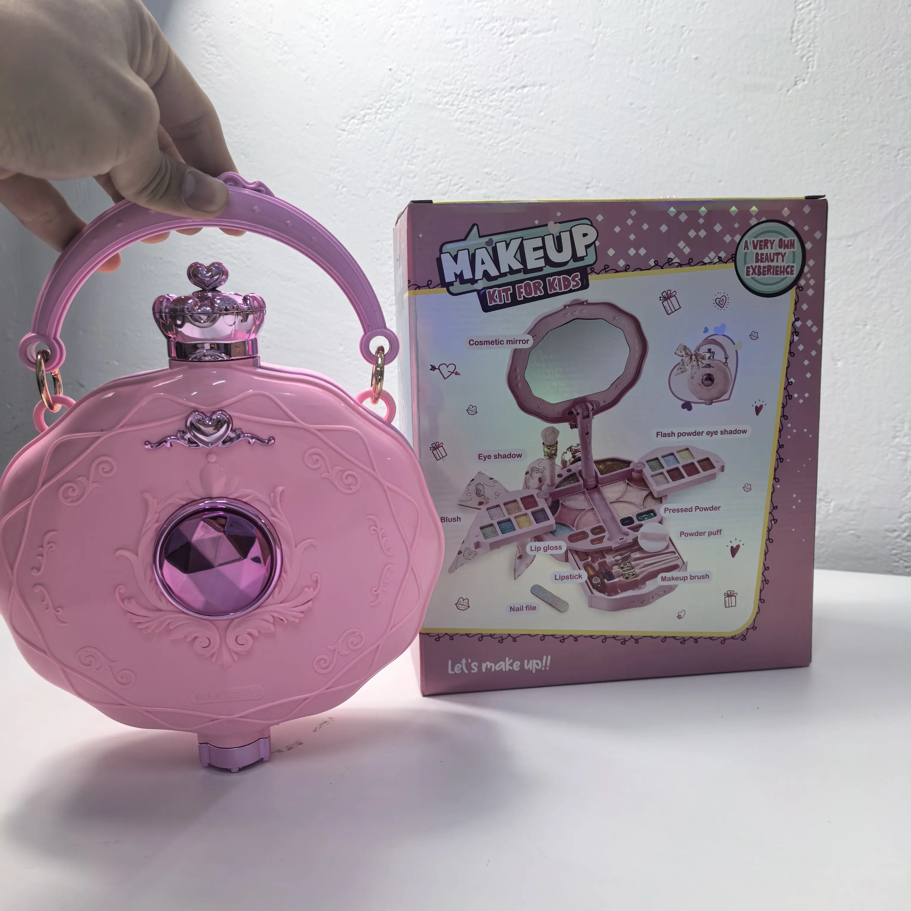 Water Washable Children's Makeup Toy Set for Girls Party Cosmetic Plaything Gift for Kids