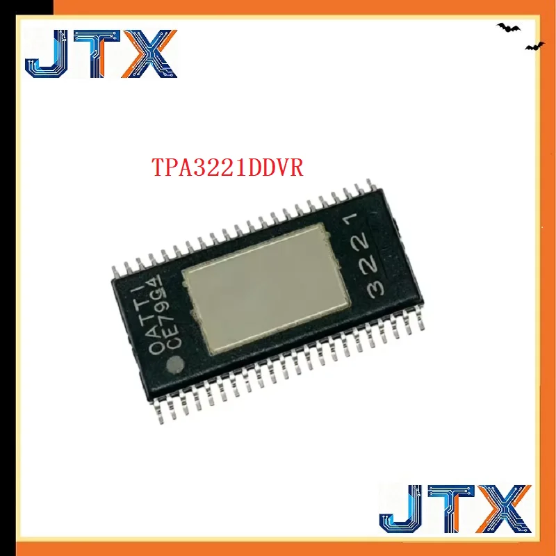 10PCS/LOT TPA3221DDVR TPA3221DDV 3221 HTSSOP44 Audio power amplifier IC