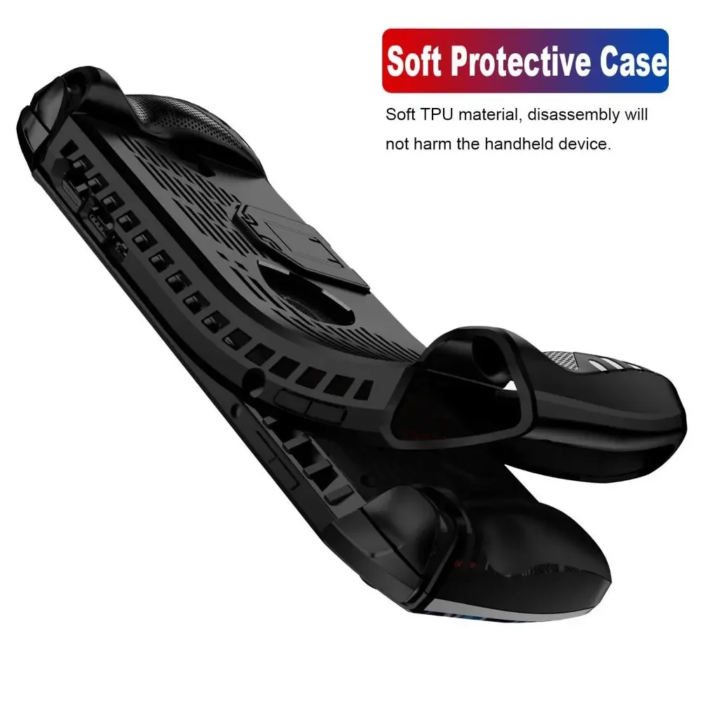 Voor MSI Claw Handheld Console Zachte TPU-beschermhoes Standaard Schokbestendig Antikras Ergonomische grip Volledige dekking Duurzame schaal