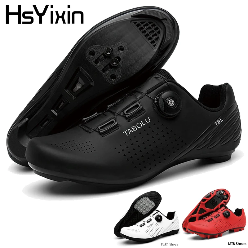 

Велотуфли для шоссейных велосипедов, мужские и женские, для гонок, с автоматической фиксацией, скоростные, с SPD-клинками, для MTB