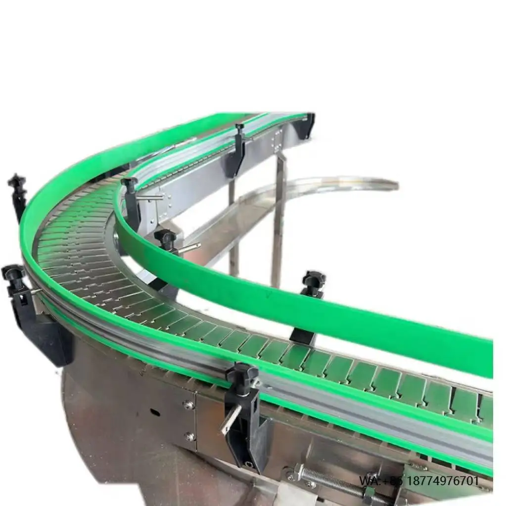 

Эффективный конвейер с плоской цепью из нержавеющей стали, наполнение пивных бутылок, линия по производству конвейций напитков