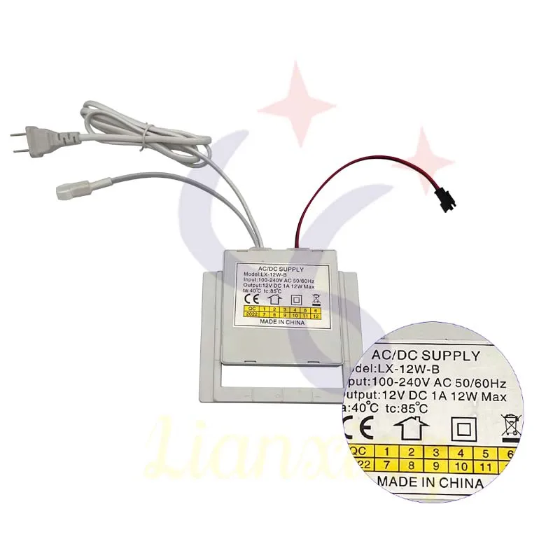 Smart Switch Touch mirror dual touch switch anti fog 12V power supply driver smart mirror sensor strip light controller 12W