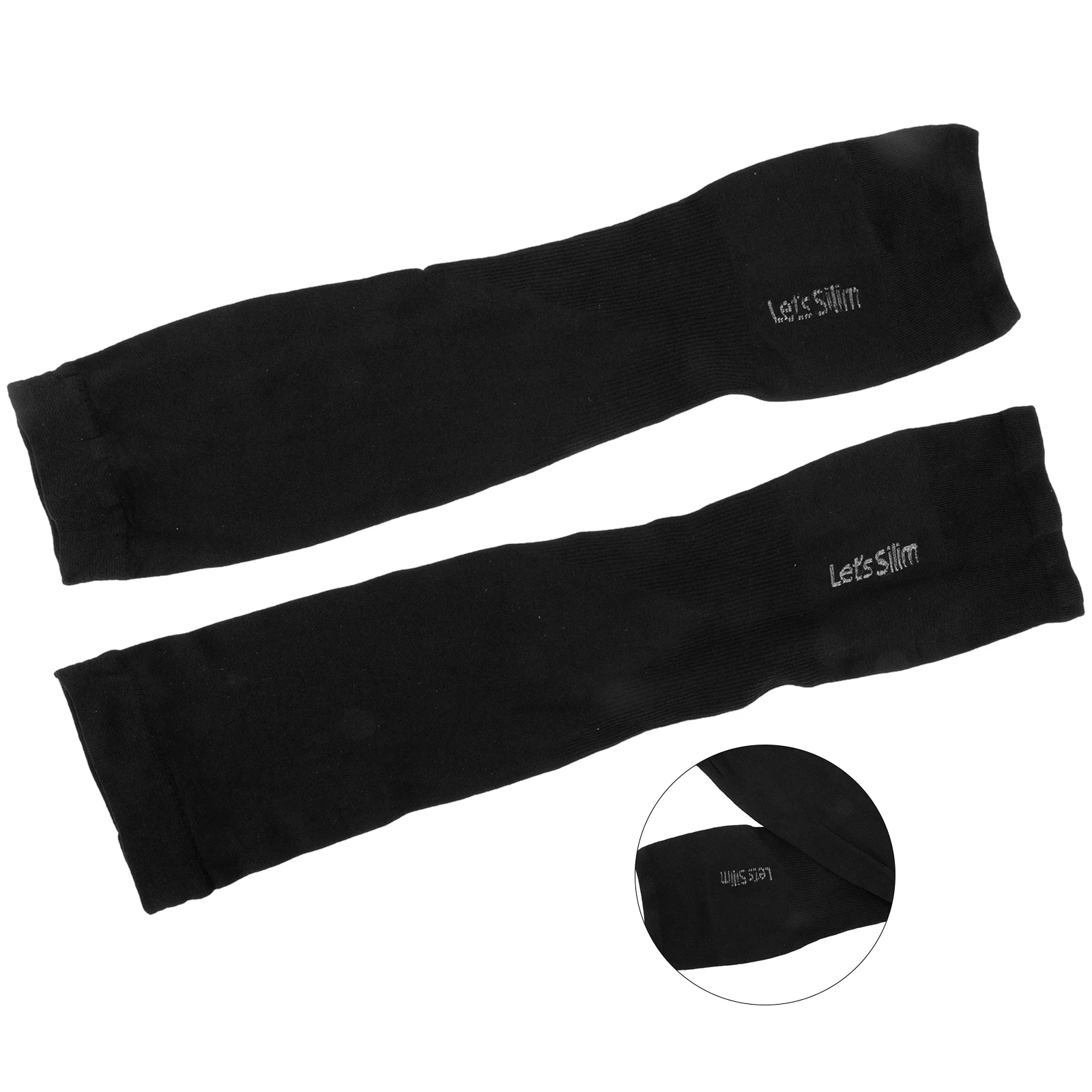 1 Pair Protection Sleeve Polyester Fiber Sleeves Protect The Skin Long Sunscreen Ice Silk Cuffs For Driving Cycling Protection