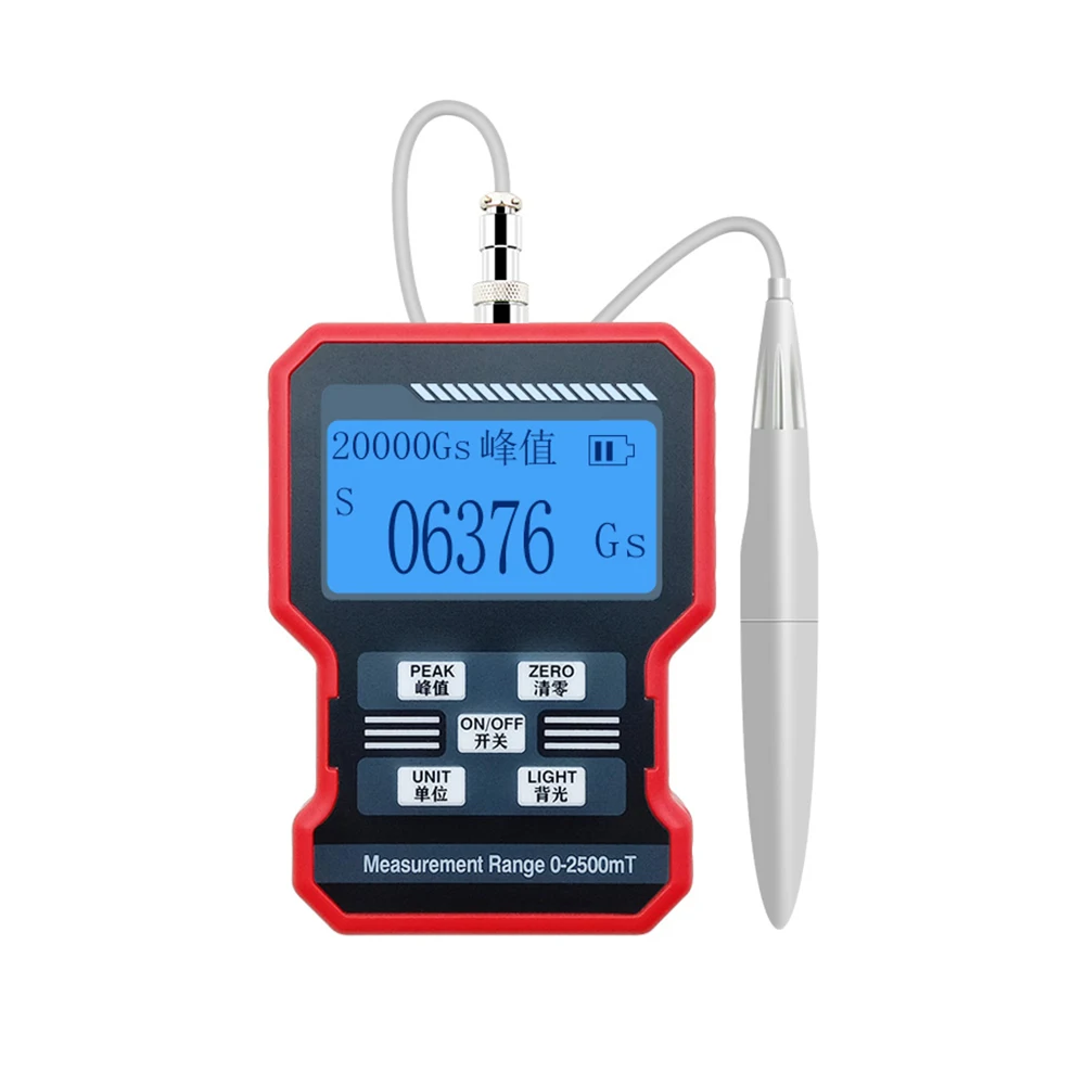 

High-precision Gauss Meter Digital Tesla Meter Koot Magnetic Field Magnetic Intensity Detector Handheld Flux Meter