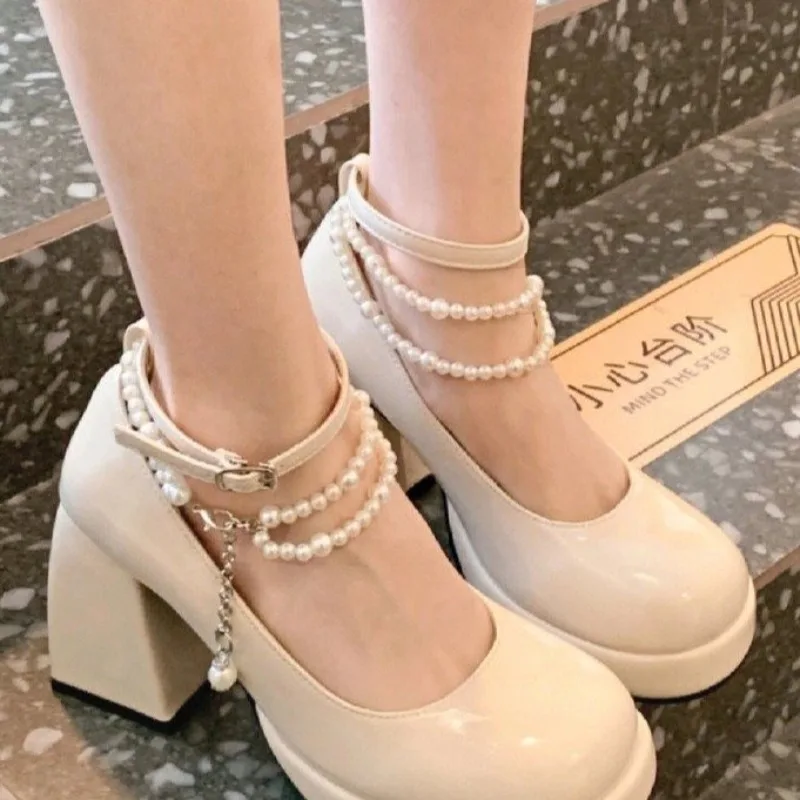 

Hot Seller 2025 Shoes for Women High Heels Mary Jane Shoes Pumps New Ladies Women Heels Platform Shoes Women's Heels De Mujer