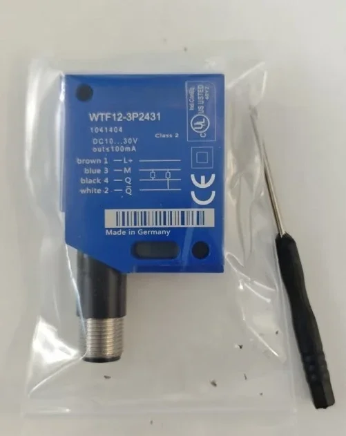 Brand New    WTF12-3P2431 1041404 Photoelectric proximity switch sensor M12 4 pin detectionrange of 30-175mm Fast Delivey