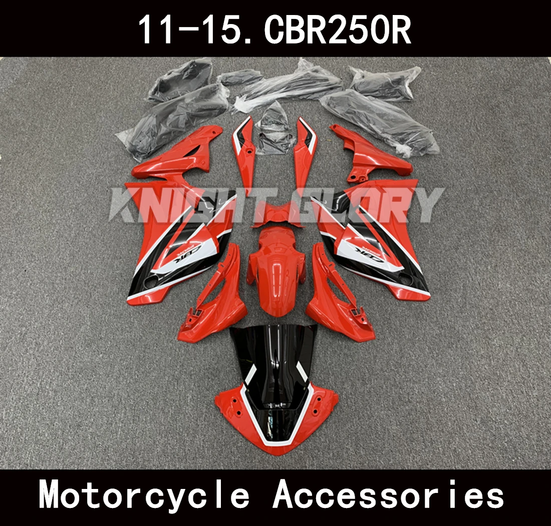 Suitable for CBR250R 2011-2015 MC41 Motorcycle Shell Fairing Spoiler Body ABS Injection Molding