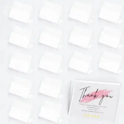 25 Pcs Acrylic Card Holders for Signs Table Stands Tabletop Mini Display Name Tables Tag Desk