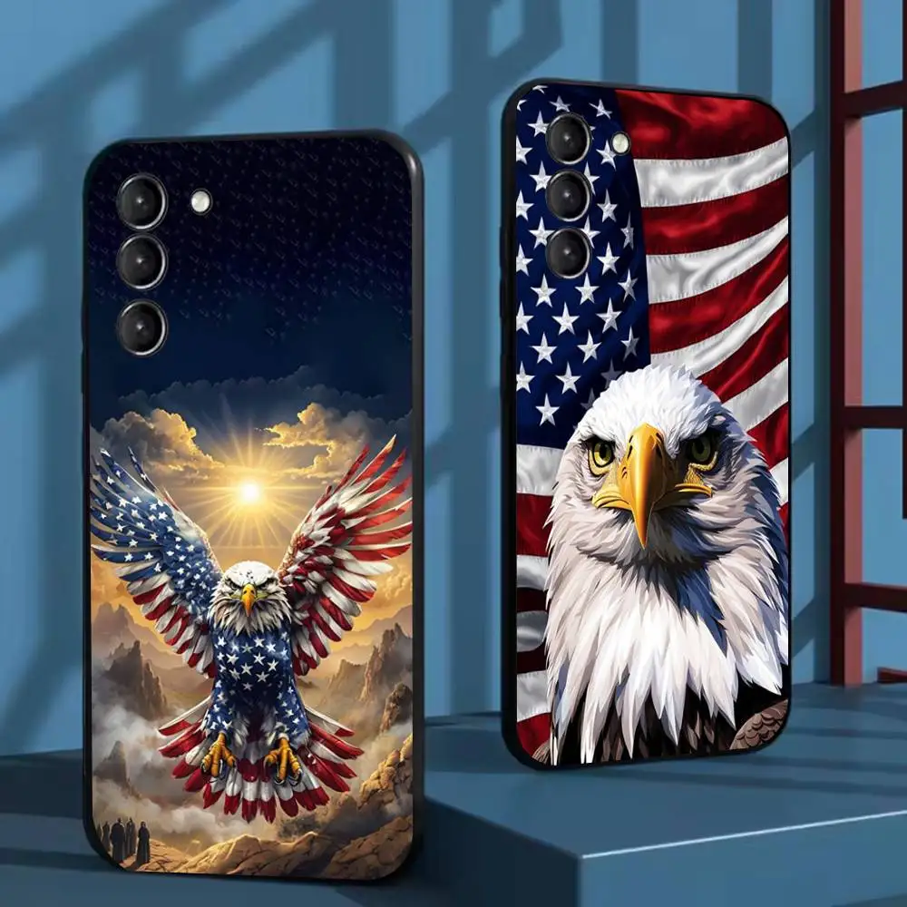 

Americans Flag Great Phone Case For Samsung Galaxy A73,72,51,53,52,71,22,5G,Note,J7,8,9 Soft Black Cover