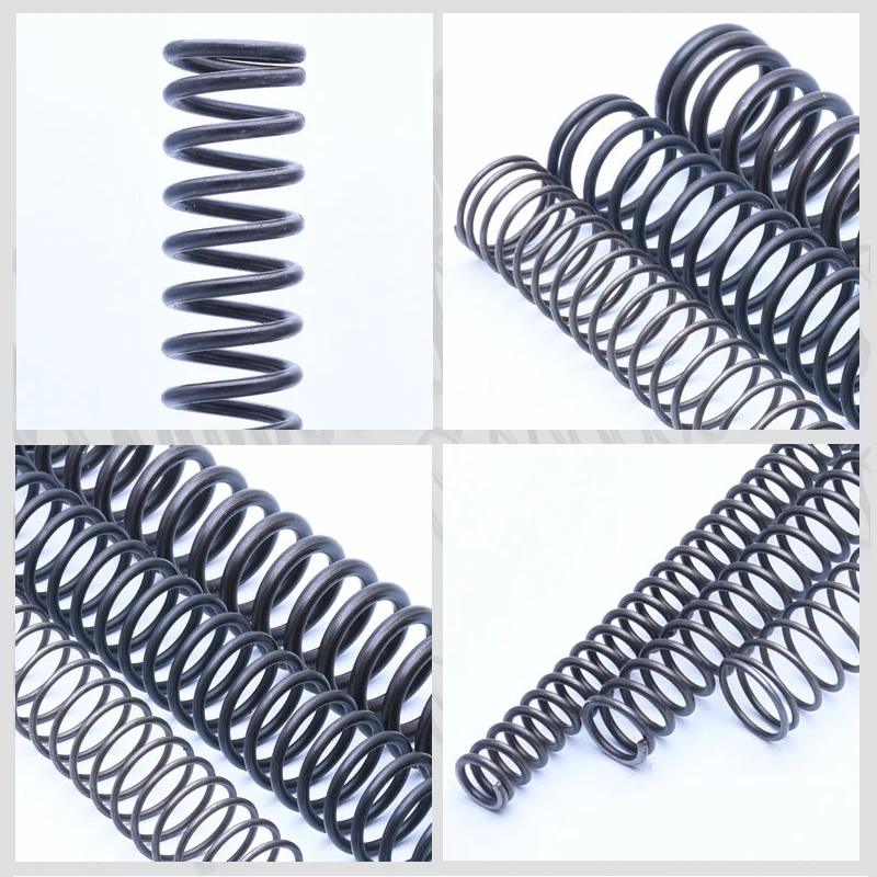 L 305MM Wire Dia 0.3~6MM OD 3~50MM Spring Steel Black Compression Spring Y-shaped Shock Absorption Return Spring