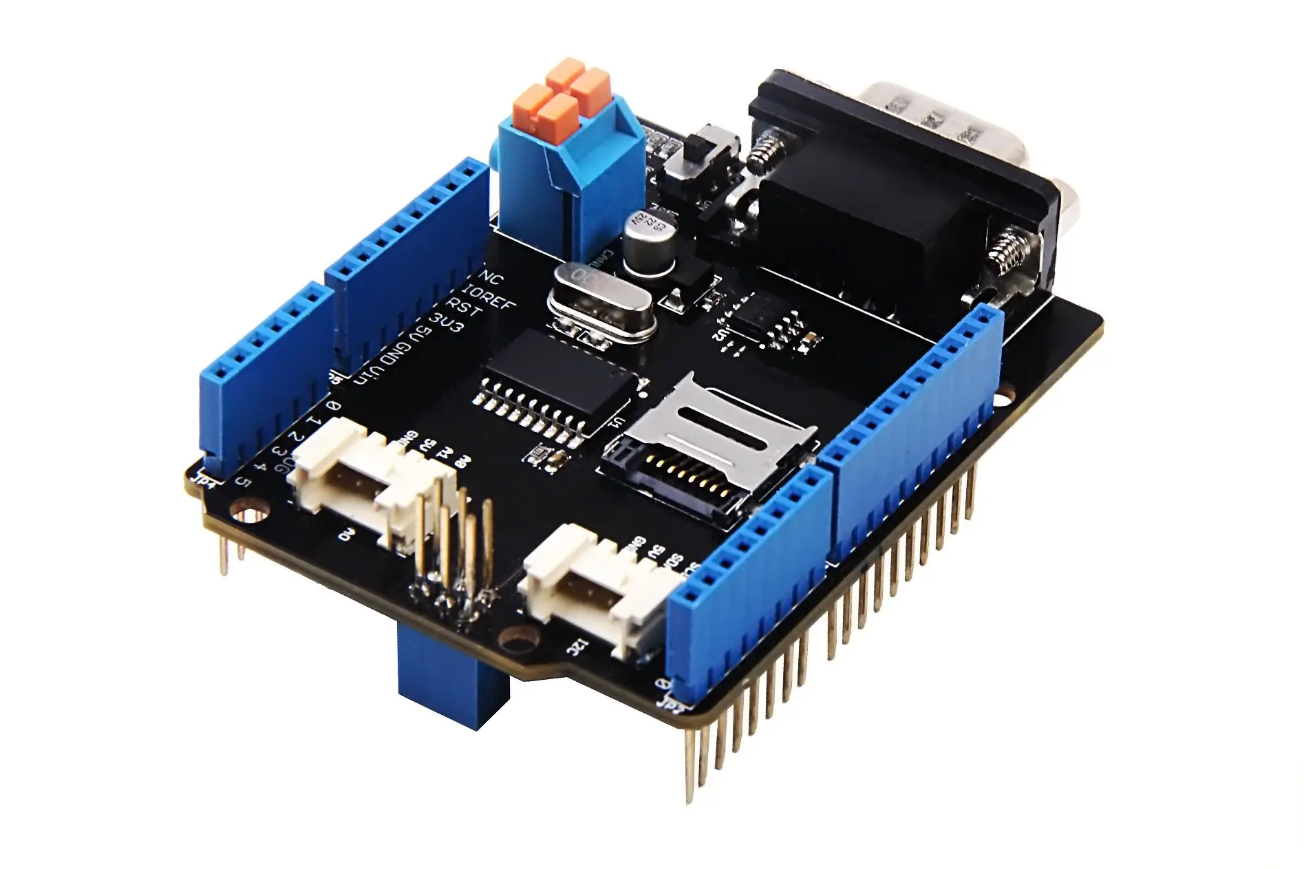 

CAN-BUS Shield V2 плата расширения шины CANBUS MCP2515 контроллер MCP2551 трансивер для Arduino UNO Mega Leonardo