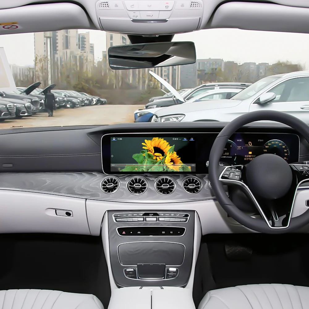 

24.6" Dual Screen Android Player For Mercedes Benz CLS W257 2021-2024 Car Auto Radio Stereo DVD Media Carplay GPS Navigation DSP