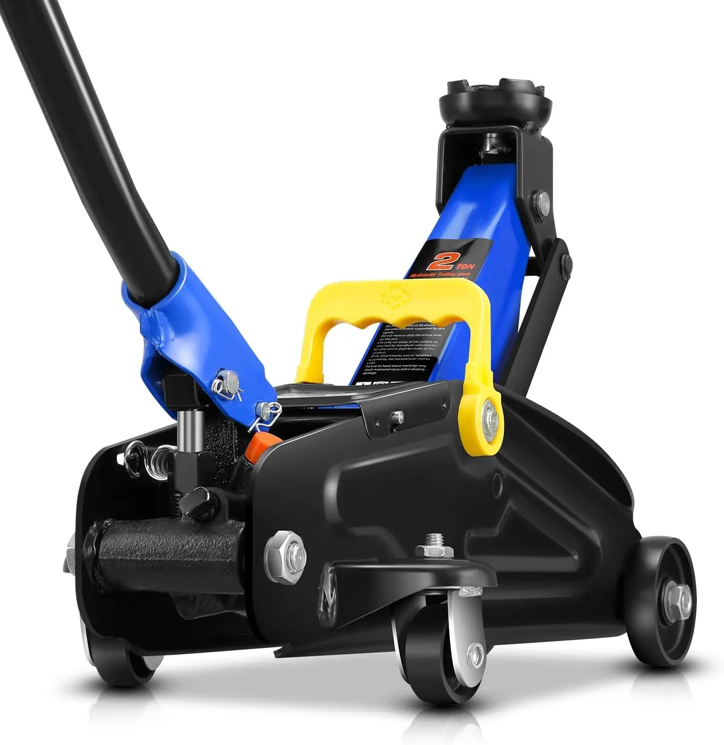 

2 Ton Floor Jack, Heavy Duty Steel Hydraulic Car Jack with Single Piston Quick Lift Pump, Hydraulic Racing Floor Jack, Lifting R